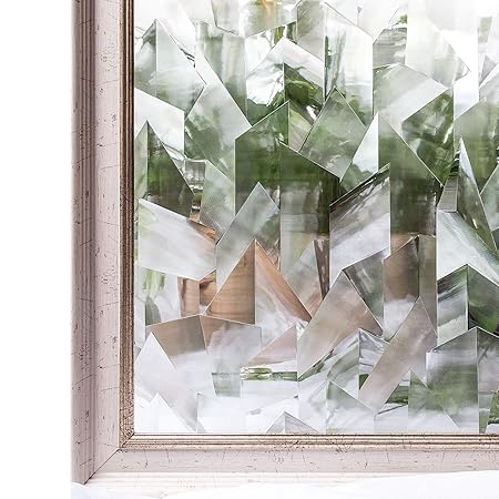 CottonColors 3D Fensterfolie Sichtschutzfolie Fensterschutzfolie statisch selbstklebend keine Phthalate umweltfreundlich 3ftx