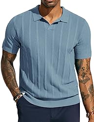 PJ PAUL JONES Polo Shirts for Men Casual
