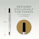 Parker Rollerball Pen Refill Medium Point Black QUINK Ink 1 Count view 3