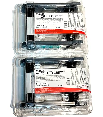 Amazon.com: Evolis Primacy 2 R5F208A100 Color Ribbon - YMCKO - 300