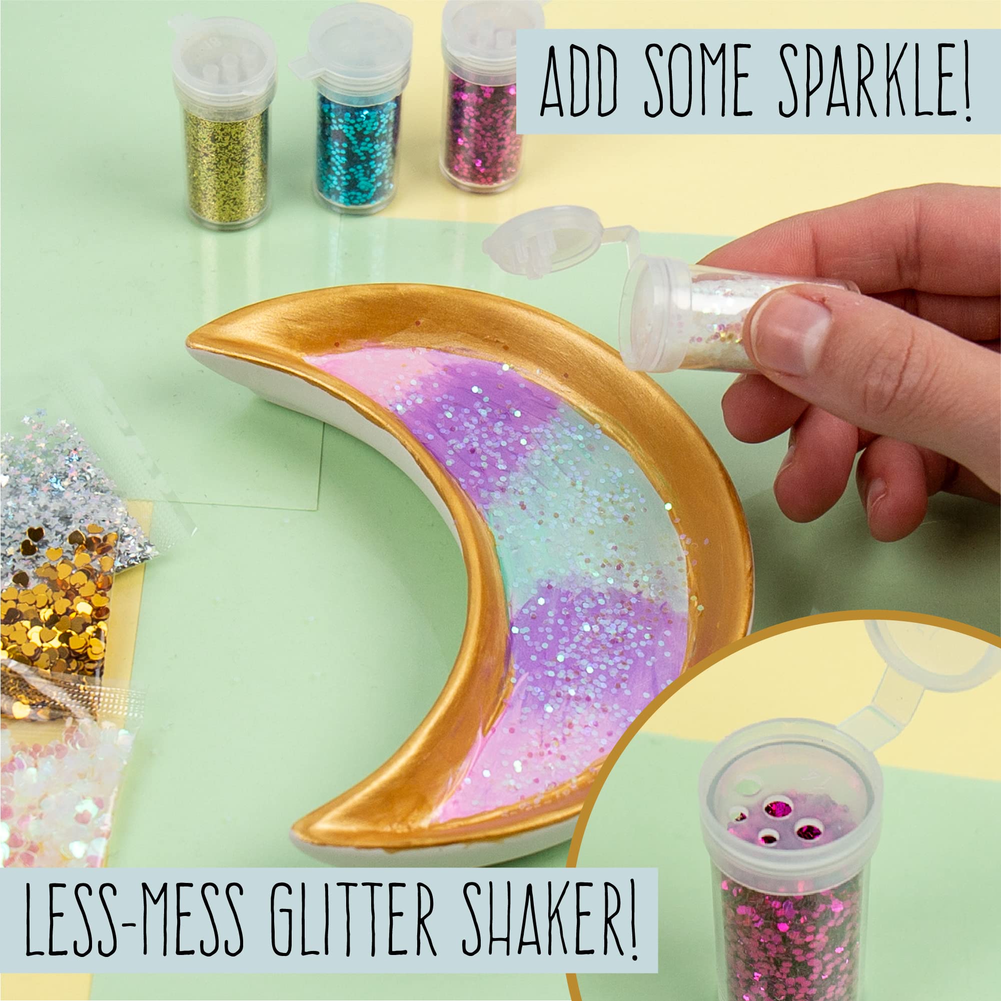 STMT D.I.Y. Resin Jewelry Dish Kit, Epoxy Resin Jewelry Dish Kit, Creative Resin Craft Kit for Beginners, Create Your Own Trinket Tray Dish, Great Weekend Activity for Kids Adults