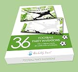 Absolutely Yours Football Party Invitations Pack of 36 with Envelopes 120x172mm view 2