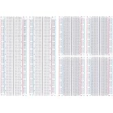 Rindion Breadboard, 6PCS Bread Board, Breadboard Kit Includes 2PCS 830 Point + 4PCS 400 Point, Power Distribution Connection Block for Arduino, Proto Shield and Prototype Shield