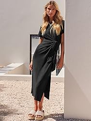 ANRABESS Women's 2025 Summer Maxi Tshirt Dress