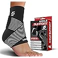 Sleeve Stars Ankle Brace for Plantar Fasciitis, Ankle Brace for Women and Men with Adjustable Elastic Ankle Sleeve Strap, Ank