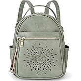 APHISON Small Backpack Purse for Women Cute PU Leather Mini Backpacks Ladies Casual Lightweight Travel Daypack Waterproof