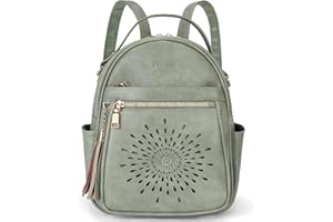 APHISON Small Backpack Purse for Women Cute PU Leather Mini Backpacks Ladies Casual Lightweight Travel Daypack Waterproof