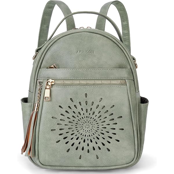 Amazon.com: ALAZA Forest Wolf Small Backpack Purse for Women  display picture 1