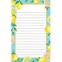 Teacher Created Resources Lemon Zest Notepad, 5.25" x 8.5", 50 Sheets