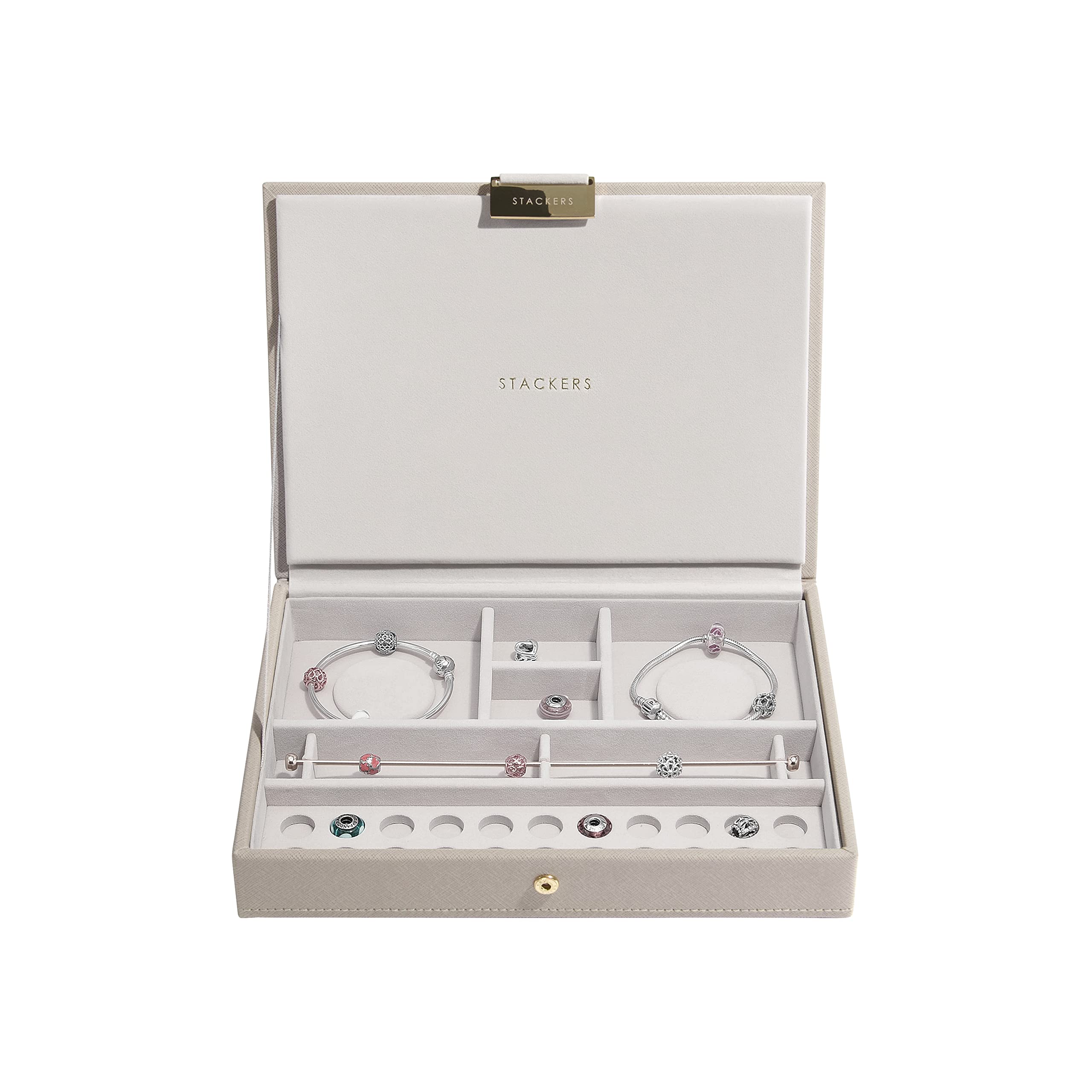 Stackers Taupe Classic Charm Lid