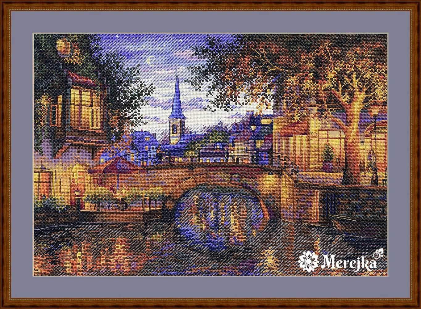 Merejka Cross Stitch Set, Multicoloured, 39x26,5 cm