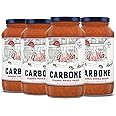 Carbone Classic Vodka Pasta Sauce | World Famous Signature Recipe | Slow-Cooked with 100% Italian Tomatoes | Vegetarian, Gluten Free, Low Carb, Keto Pasta Sauce, 24 Fl Oz (Pack of 4)