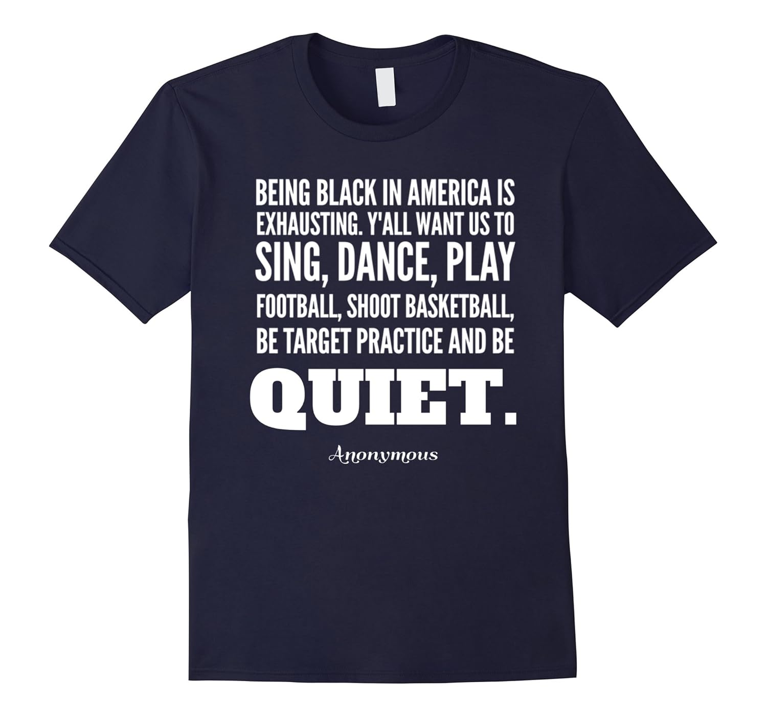 Being Black In America T Shirt Gift Anti Racism Pro Black-ANZ