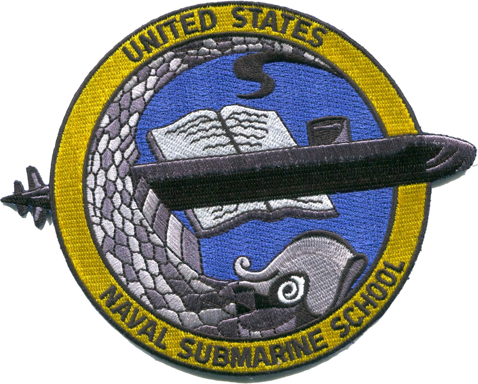 Naval Submarine School Patch
