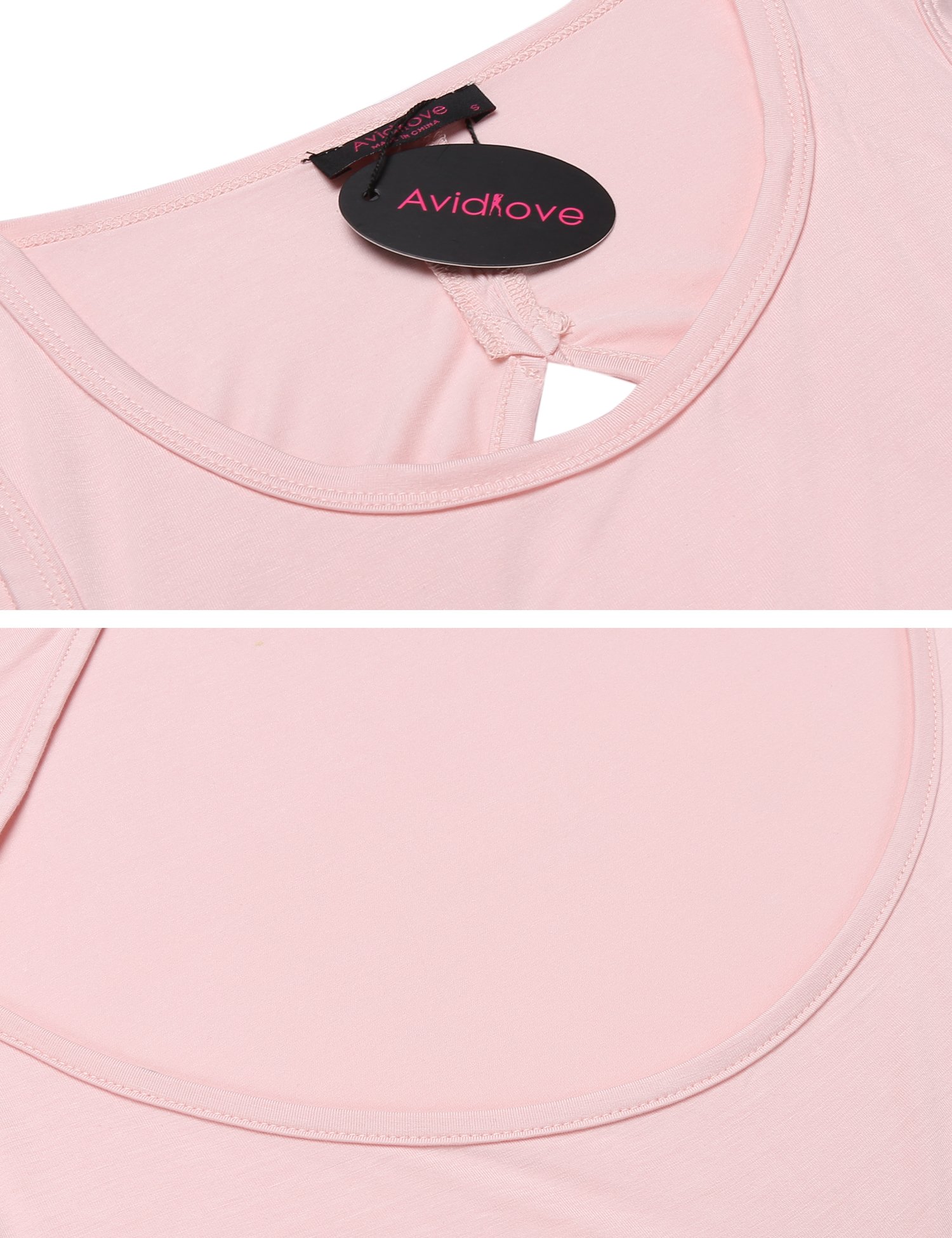 Avidlove Womens Sexy Sleeveless Solid Slim Backless Sleepwear Nightwear Pajamas Set