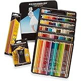 Prismacolor Premier Colored Pencils, Soft Core, 132 Pack (4484) with 2 Blender Pencils (962) & Pencil Sharpener (1786520)