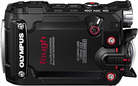 Amazon Co Jp Olympus アクションカメラ Stylus Tg Tracker ブラック 防水性能30m 耐衝撃2 1m 耐荷重100kgf 防塵 耐低温 10 カメラ