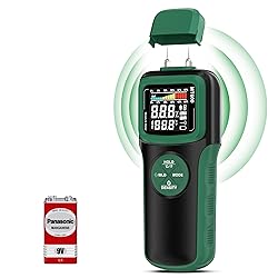 Wood Moisture Meters, Pin & Pinless 2 In 1 Moisture