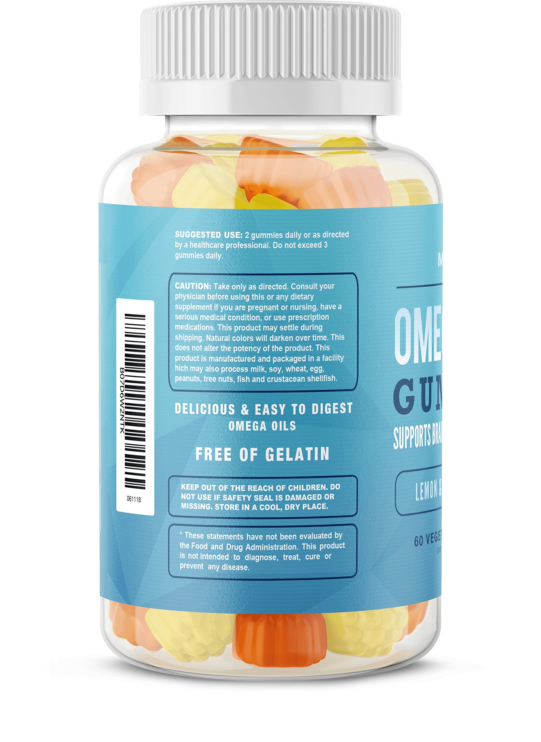 MAV Nutrition Fish Oil Omega 3 Gummies as DHA + Brain Supplement