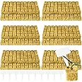 JolliKids 600 Pieces 1'' Rockwool Cubes for Hydroponics, Rock Wool Planting Cubes with 10 Plant Name Tags Rockwool Starter Plugs Mini Blocks for Soilless Cultivation Seedlings Cutting