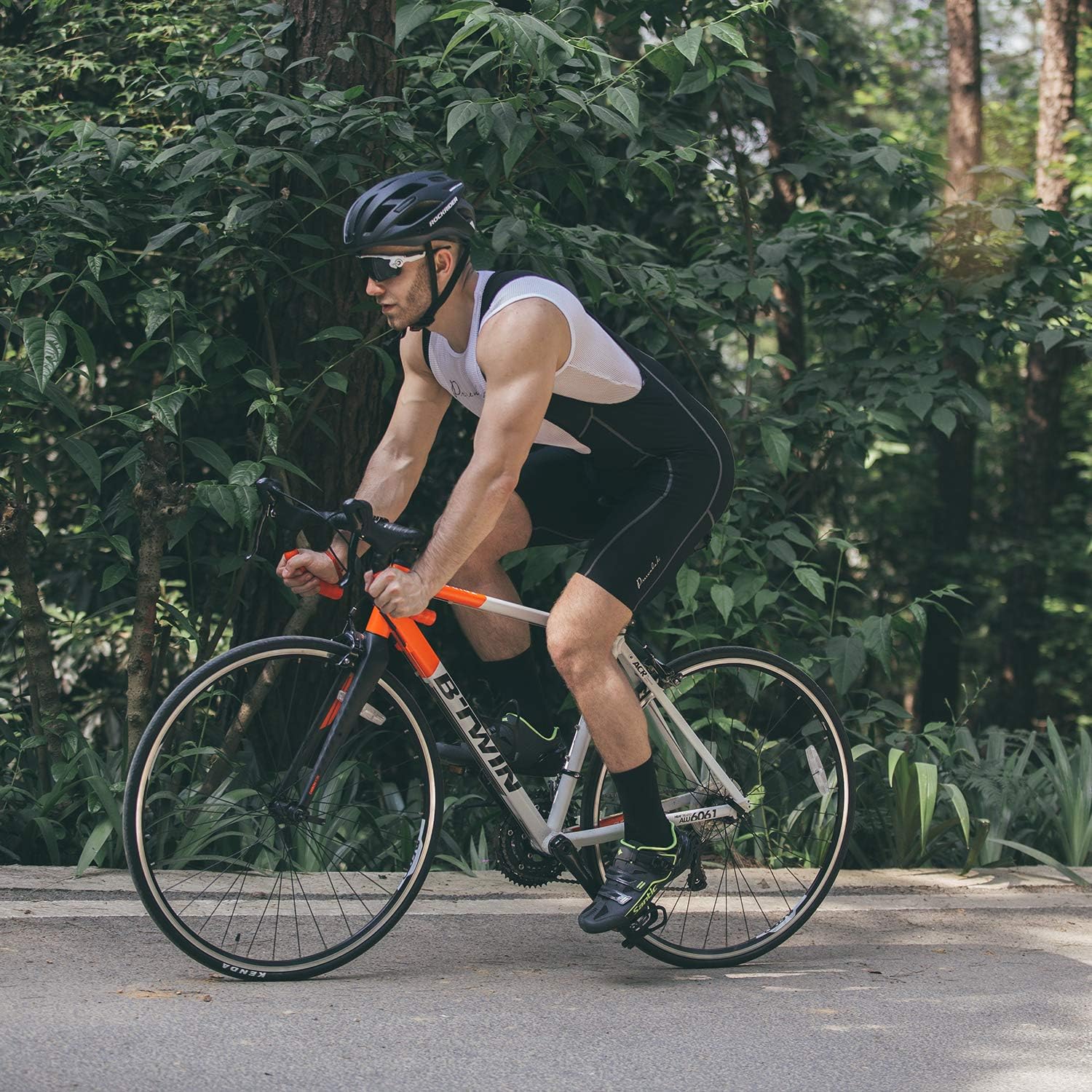 Przewalski Men’s 3D Padded Cycling Bike Bib Shorts, Excellent Performance and Better Fit: Clothing