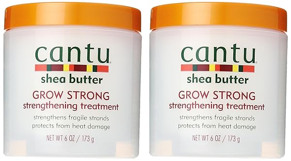 CANTU SHEA BUTTER GROW STRONG TREATMENT, 6.0 OUNCE (PACK OF 2)
