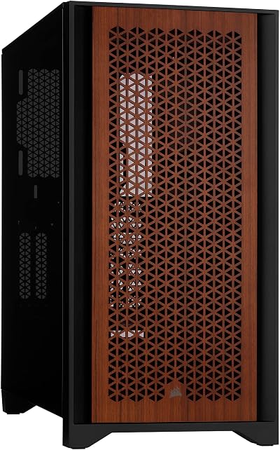 Corsair 4000D Airflow Mid-Tower Case Teak Front Panel Black