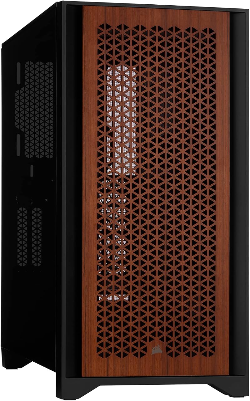 Corsair 4000D Airflow Mid-Tower Case Teak Front Panel Black