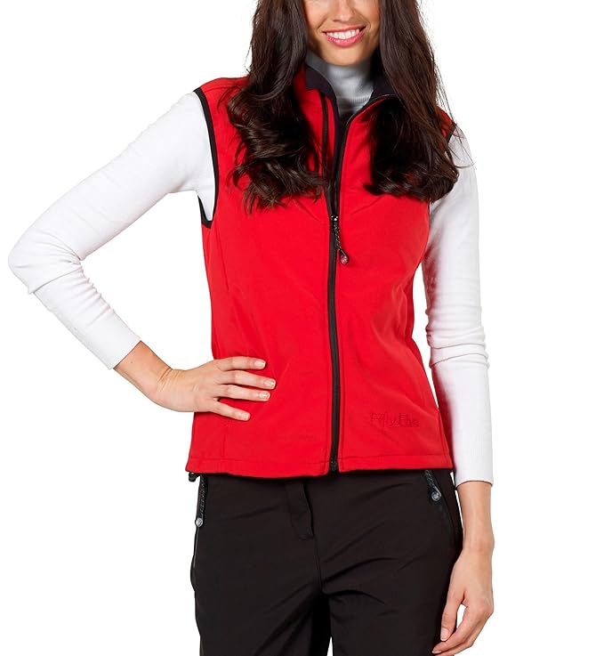 Fifty Five Damen Weste Softshellweste Kanara - Winddichter Windbreaker mit Five-tex Membrane
