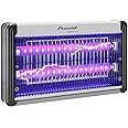 ASPECTEK Electric Bug Zapper, Upgraded UV-LED Light Lamp with a Long Life Span, Low Energy Consumption, Insect Killer for Mosquitos,Flies,Moths,LED Mosquito Trap for Indoor Use