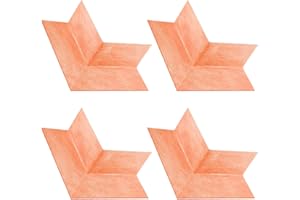 UCANVIN 4 Pack Outside Waterproofing Corner Shower Membrane Corner Shower Seamless Membrane Corner Polyethylene Corner Membrane for Bathtub and Steam Room