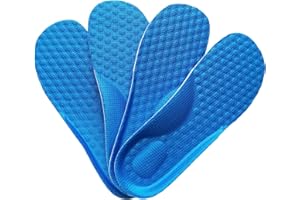 Kids Insoles Memory Foam Sport Children's Athletic Child Replacement Insole Shoe Sole Inserts for Children 2 Pairs … (25CM Bi