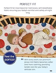 TotAha Premium Soft Space Bassinet Sheet for Boy