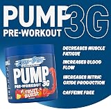 Applied Nutrition Pump Zero Pre Workout - Caffeine Free 375g Fruit Burst view 2