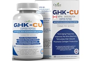 GHK-Cu Peptide Capsules, supports muscle growth, 1200MG PER SERVING，60 Capsules