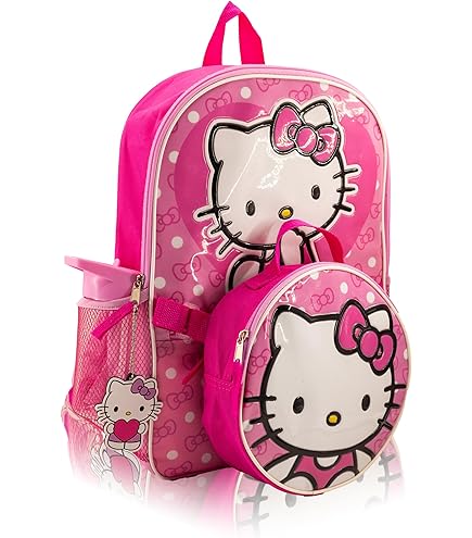 Hello Kitty Polka Dot Floral Large Backpack #C6CF92