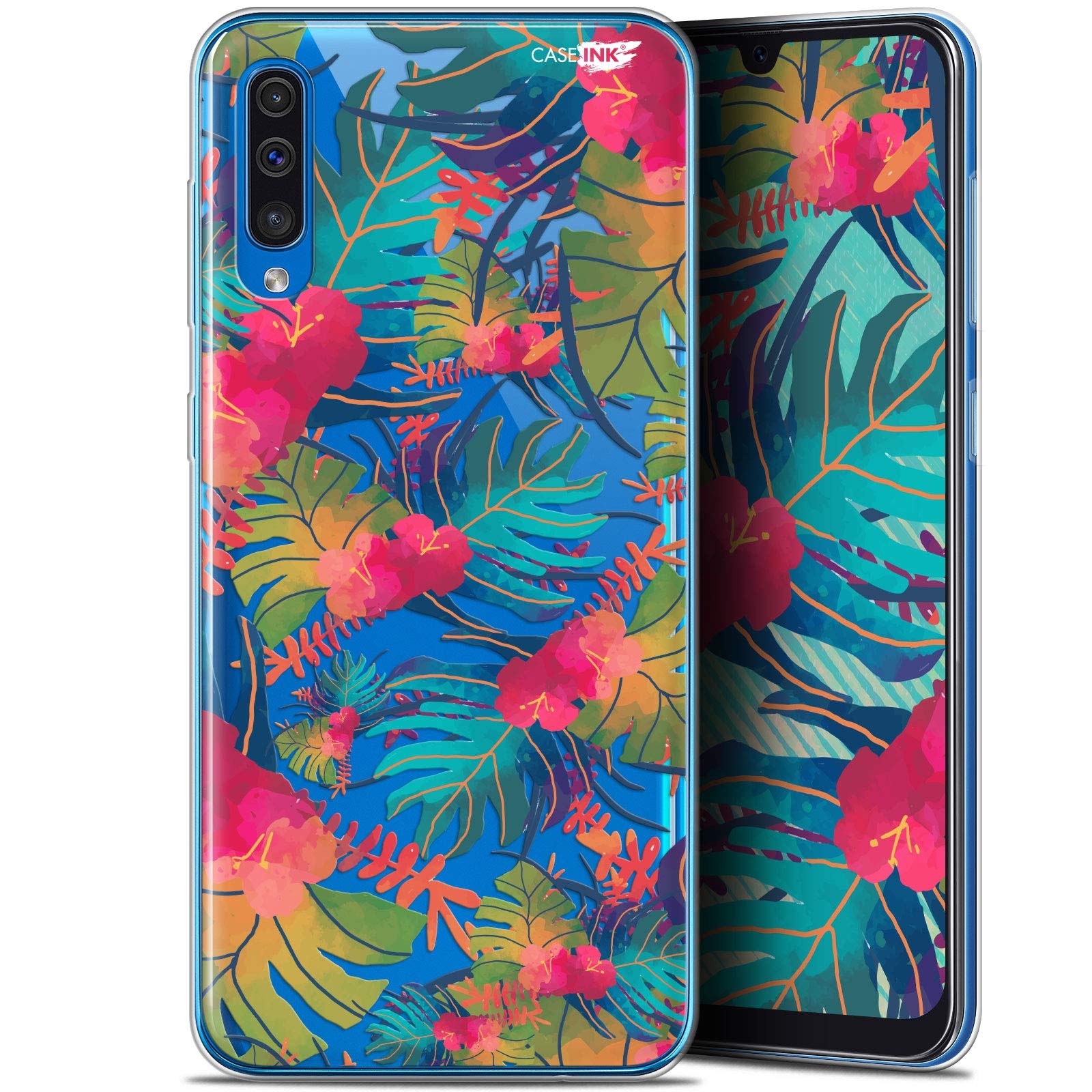 Case for 6.4 Inch Samsung Galaxy A50, Tropical Colours