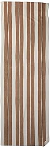 Summer Collection Striped Chaise Lounge Cover (Ivory/Khaki)