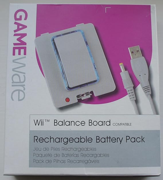 GAMEWARE / RECHARGEABLE BATTERY PACK Wii BALANCE BOARD COMPATIBLE