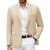COOFANDY Mens Casual Blazer Slim Fit Suit Jacket Lightweight Knit Sport Coat Two Button Blazer Jacket