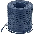 Bobine De Ficelle Raphia Papier 1/4 De Pouce - 218 Yards Marron, Neuve
