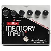 Electro-Harmonix Deluxe Memory Man Analog Delay/Chorus/Vibrato Pedal | Nothing can compare to the organic sound of analog delay, and no one does analog like the Deluxe Memory Man!
