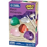 I Dig It! Rocks - Real Minerals | Excavation Dig Set | Includes Quartz, Aventurine, Rose Quartz, Jasper &amp; Amethyst | Dust-Free &amp; Safe | STEM Science Learning &amp; Education | Ages 7+