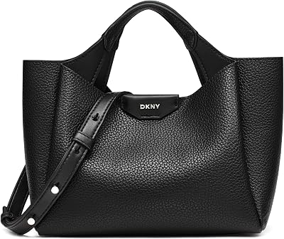 Mini Handtasche Damen Schwarz mit verstellbarem Schulterriemen