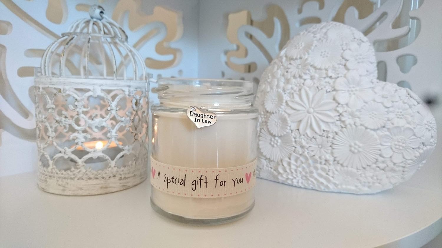 Daughter in Law (pink special gift) Candle Gift Amazon.co.uk Handmade