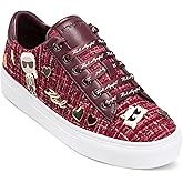 Karl Lagerfeld Womens Cate Sayings Everyday Lace Up Sneaker