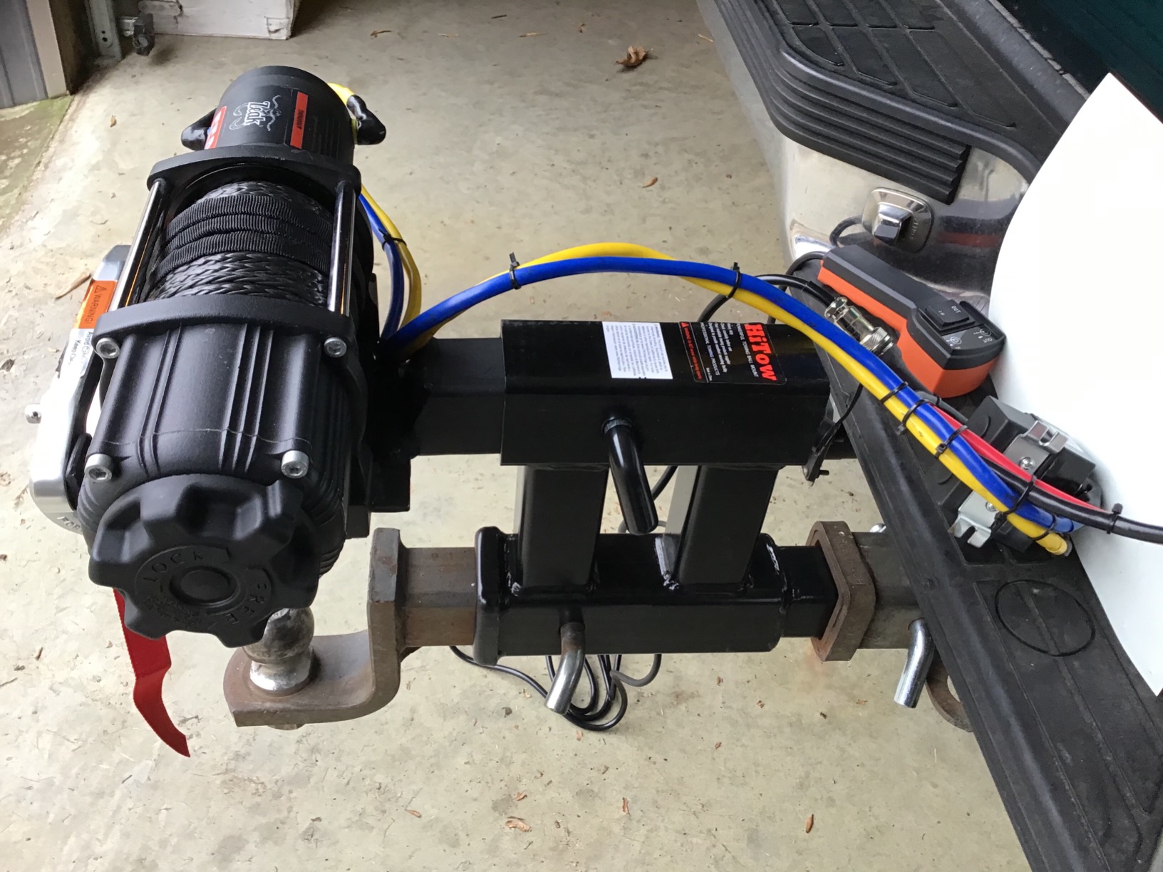 33/mo Finance ZEAK 5500 lb Synthetic Rope Winch, with Wireless