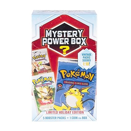 Pokemon Cards Mystery Power Box 5 5 Booster Pack