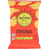The Good Crisp Company, Chips Potato Crinkle Cut Original, 5.5 Ounce