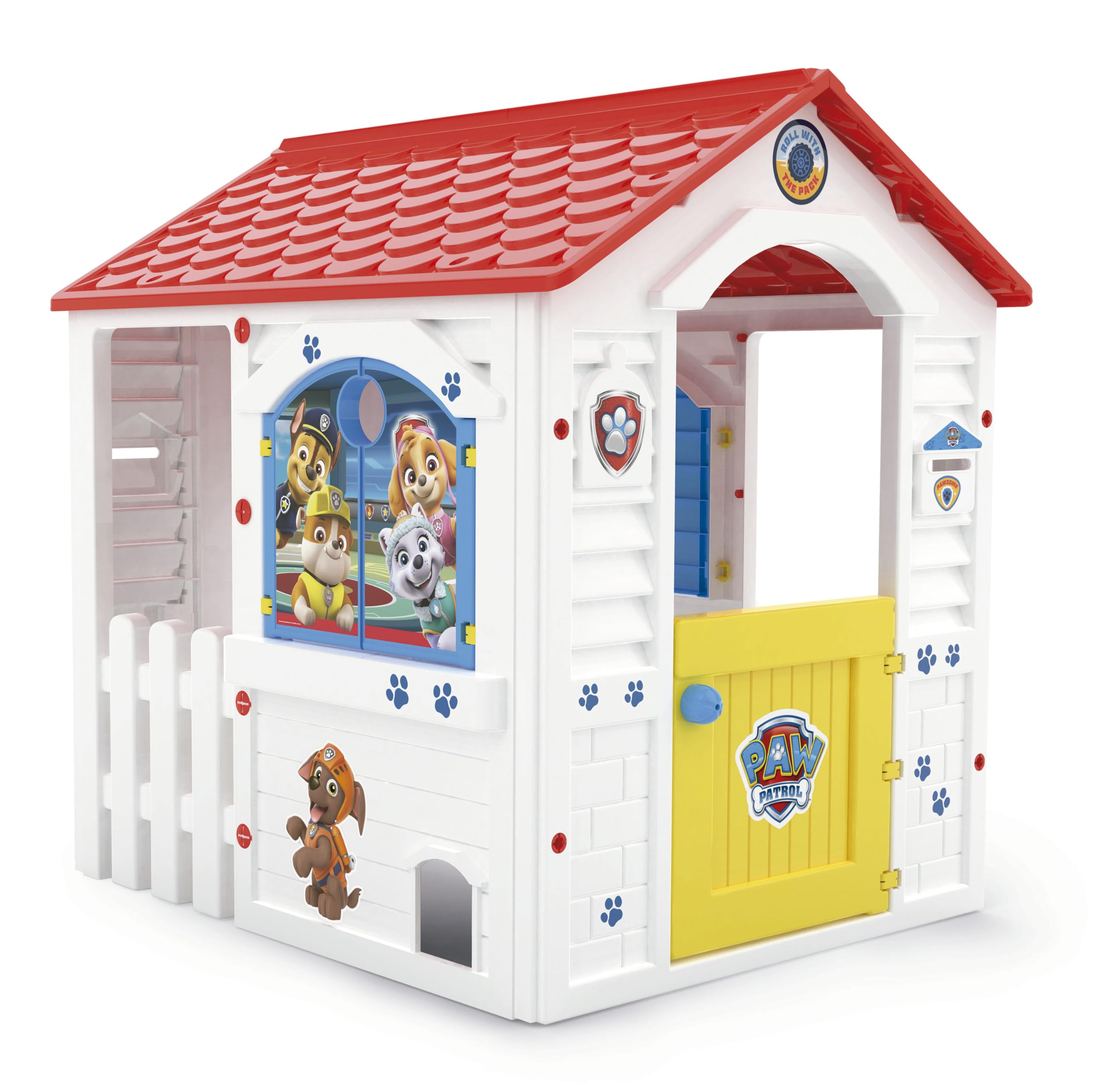 Chicos - Paw Patrol House | Garden Cabin for Children + 24 Months | Sturdy and Durable Outdoor Children's House with Easy Assembly Dimensions: 84 x 103 x 104 cm (89526)